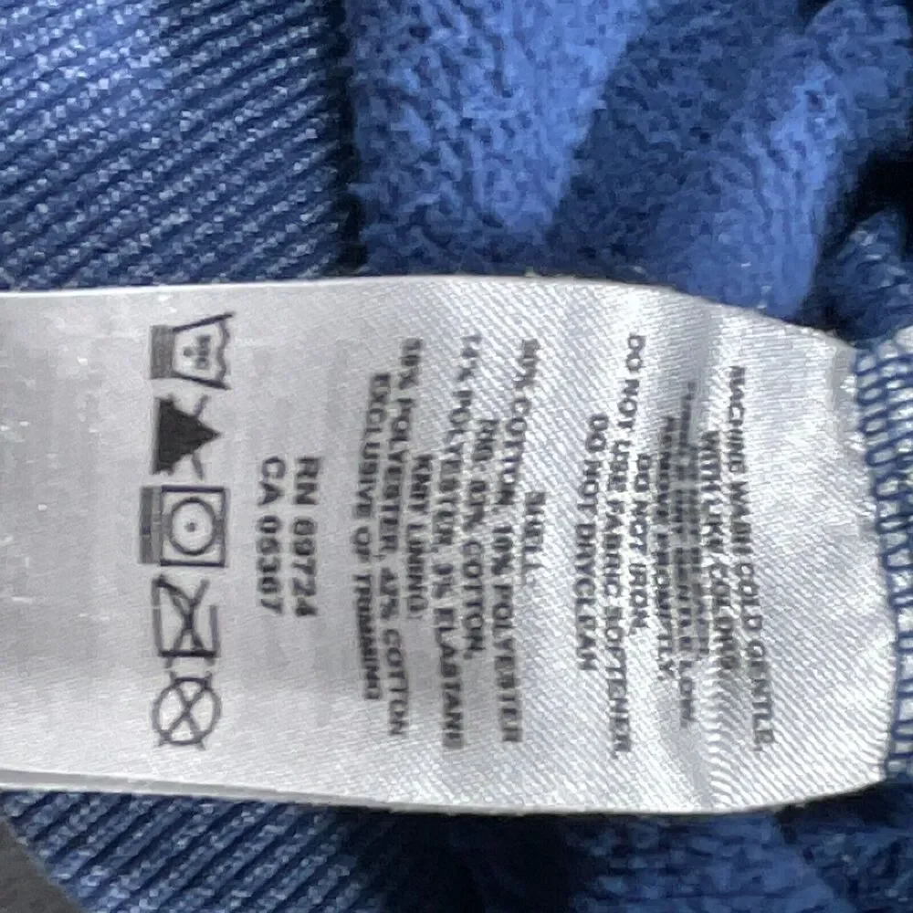 Columbia Sweater‎ Men Large Blue Front Pocket 1/4 Zip Sweatshirt Outdoors